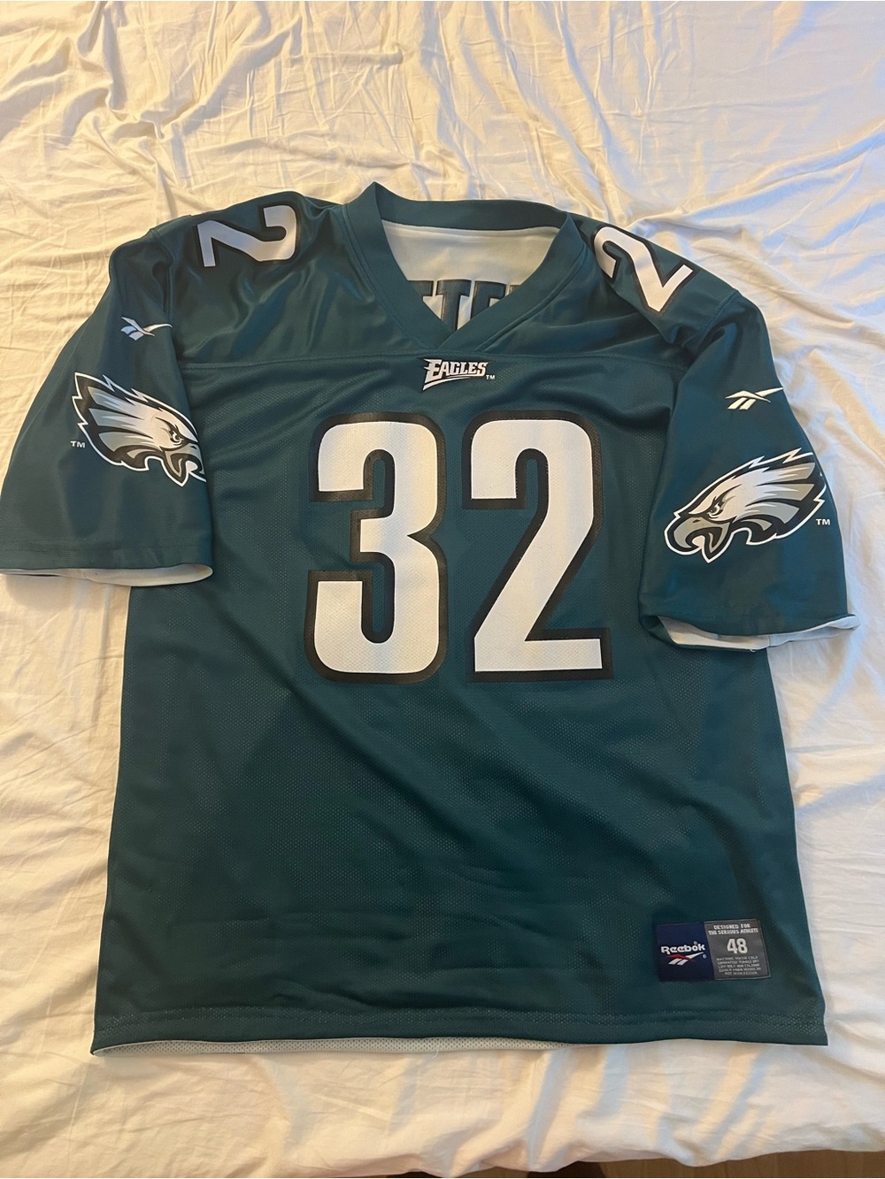 Reebok Philadelphia Eagles Ricky Watters reversible Jersey men size 48